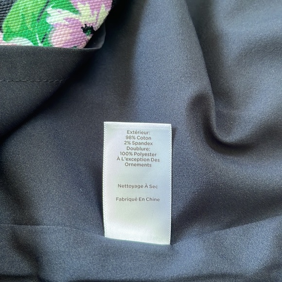 Talbots Petites Floral skirt Size 12P - Picture 8 of 8